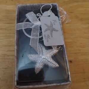 New starfish key chain salt life beach theme